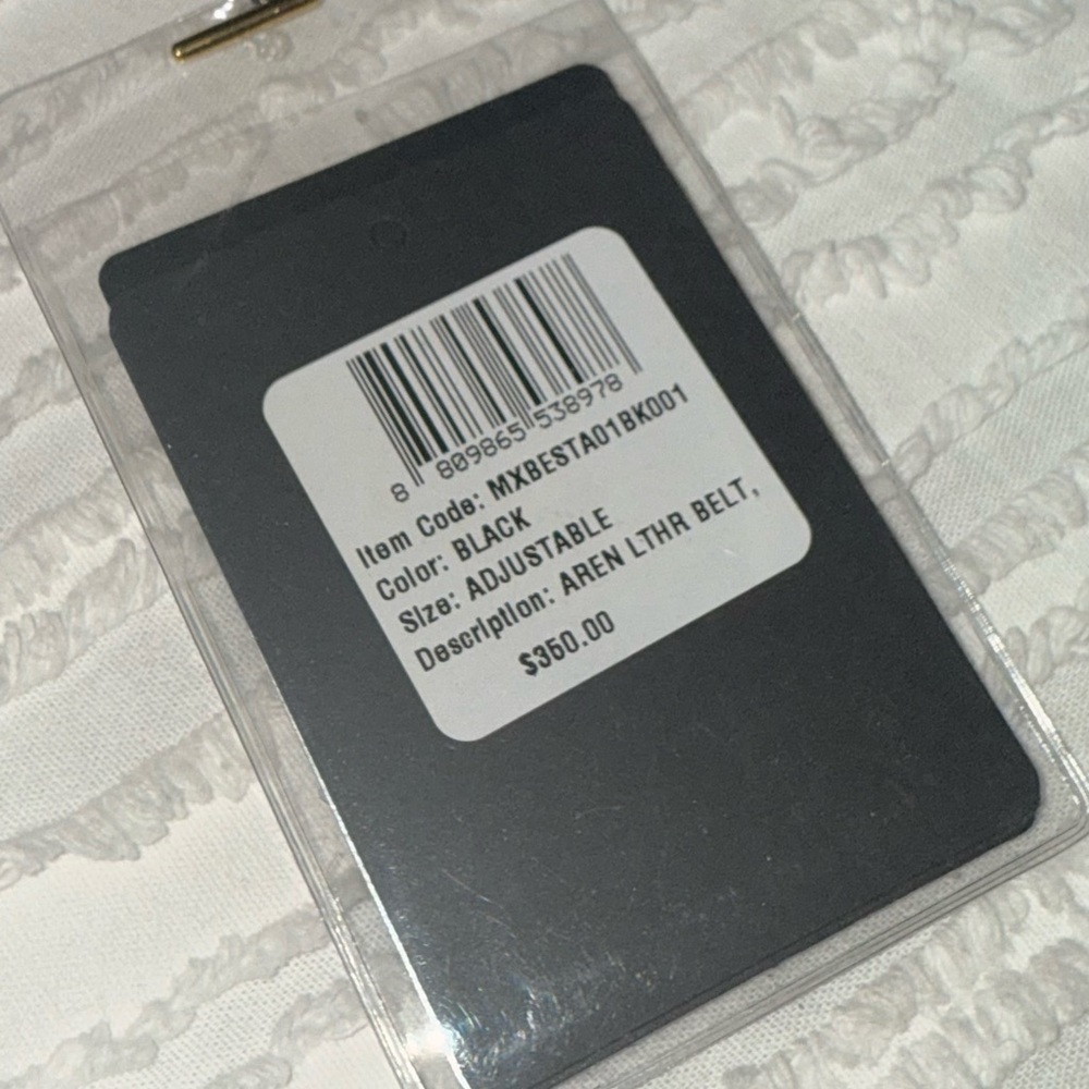 MCM Aren, distinctive Visetos monogram leather belt. New with tags. - Picture 4 of 7